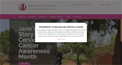 Desktop Screenshot of pinkribbonredribbon.org