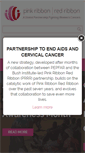 Mobile Screenshot of pinkribbonredribbon.org