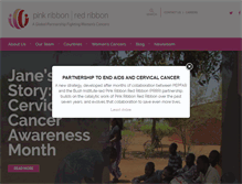 Tablet Screenshot of pinkribbonredribbon.org